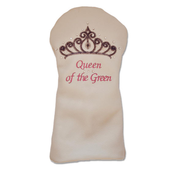Headcover Driver Queen of the green weiss